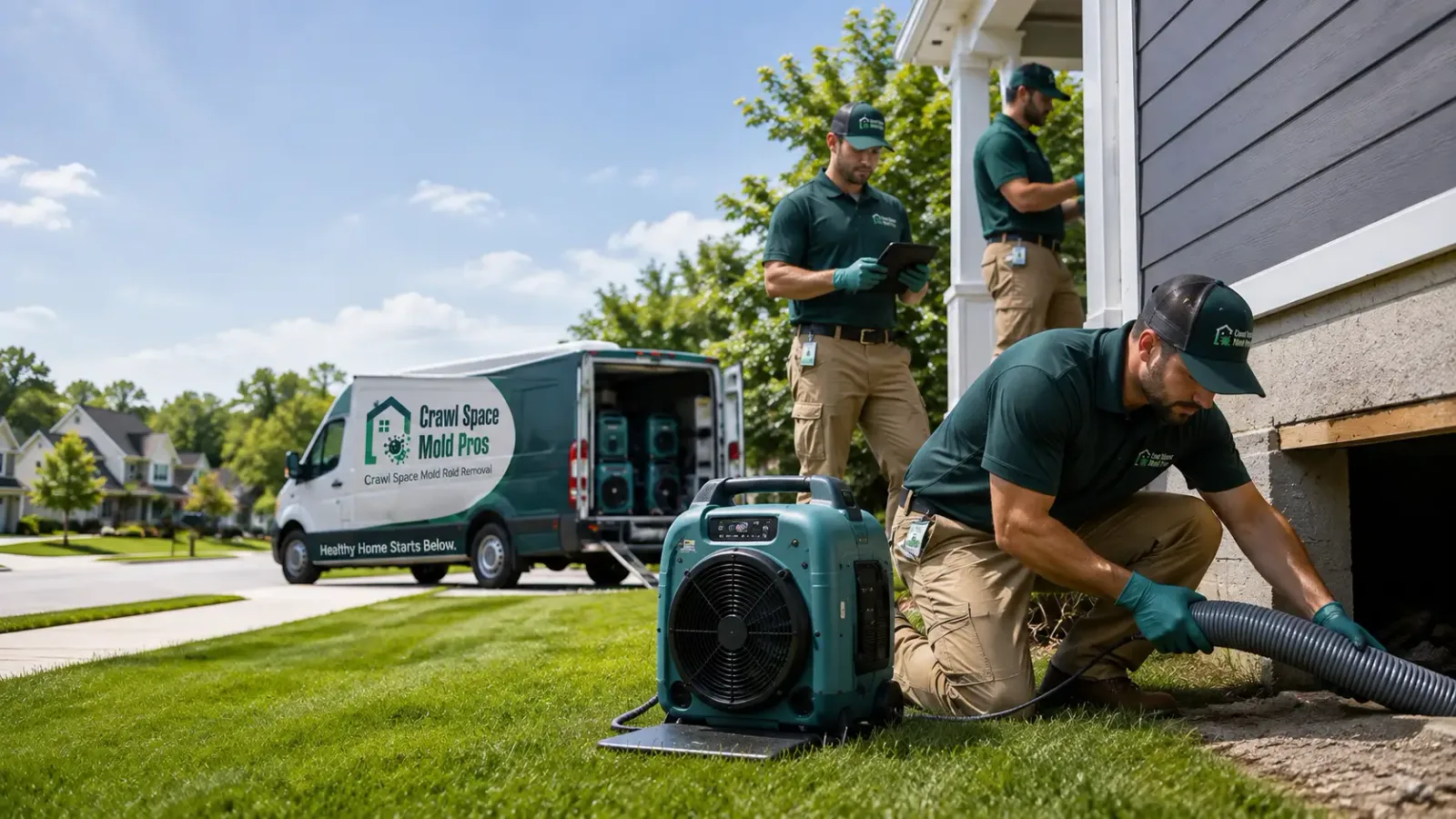 Crawl Space Mold Removal in Pinon Hills, CA